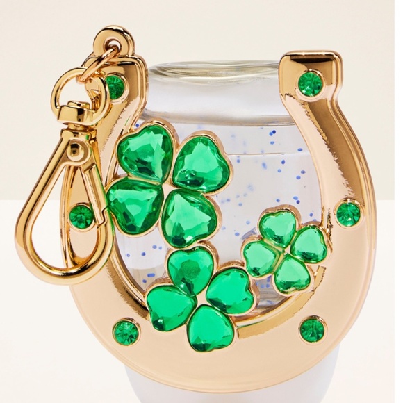 Bath & Body Works LUCKY HORSESHOE & CLOVER Pocketbac Holder - Picture 3 of 3